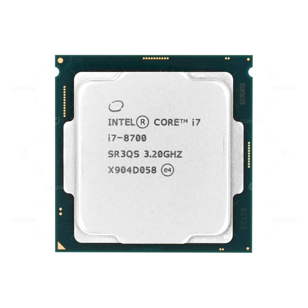 SR3QS INTEL CORE I7-8700 3.20GHZ 6-CORE 12MB L3 CACHE 65W LGA1151